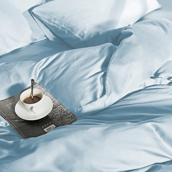 100% Bamboo Blauw 240 x 200/220 - Afbeelding 3
