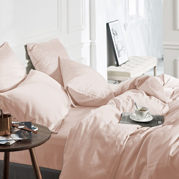 100% Bamboo Blush Roze 200 x 200/220 - Afbeelding 2
