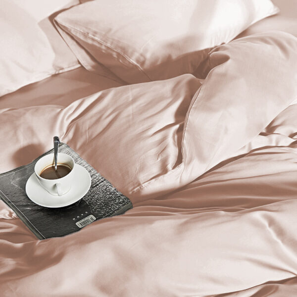 100% Bamboo Blush Roze 240 x 200/220 - Afbeelding 3