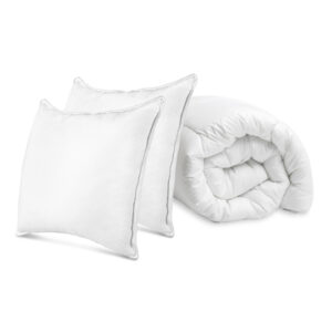 2 in 1 Dekbed + kussen(s) Wit 240 x 200
