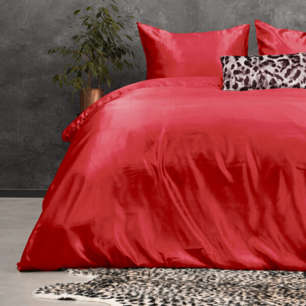 Beauty Skin Care Dekbedovertrek Rood 200 x 220 - Afbeelding 3
