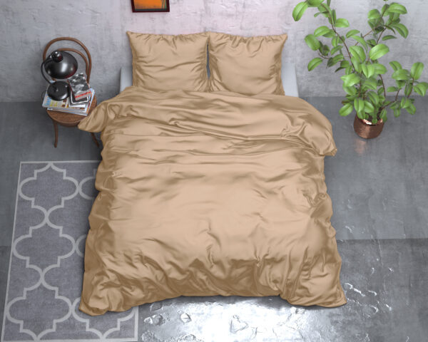 Beauty Skin Care Dekbedovertrek Taupe 240 x 220 - Afbeelding 2