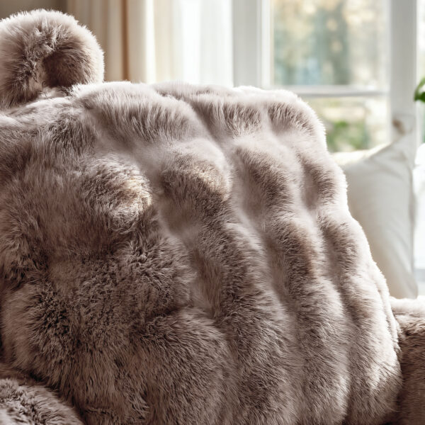 Bedrest Pompom Taupe 34 x 50 - Afbeelding 4