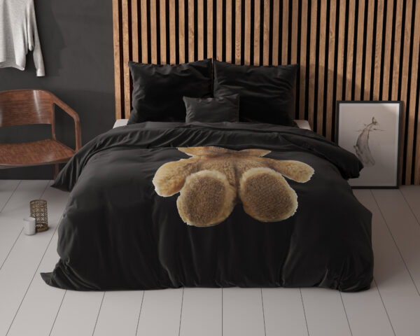Brave Teddy Zwart 200 x 200/220 - Afbeelding 2