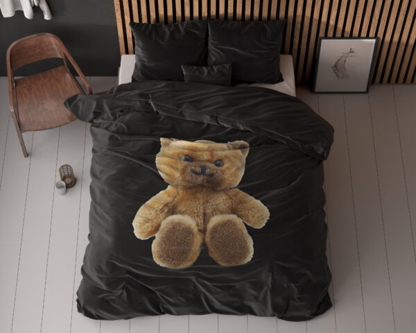 Brave Teddy Zwart 200 x 200/220 - Afbeelding 5