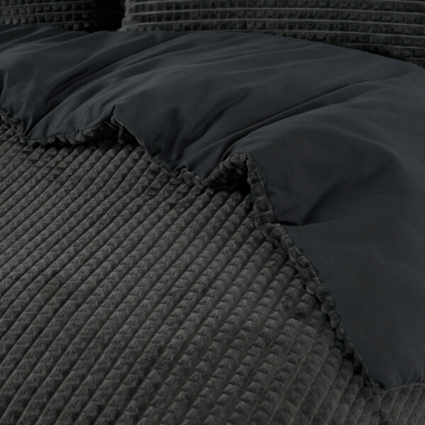 Check Teddy Antraciet 240 x 200/220 - Afbeelding 3
