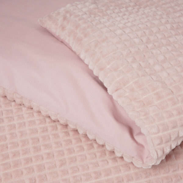 Check Teddy Roze 200 x 200/220 - Afbeelding 4