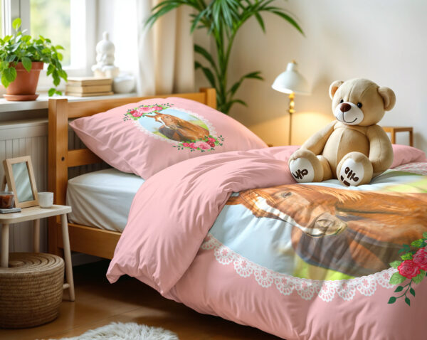 Cute Horse Roze 140 x 200/220 - Afbeelding 4