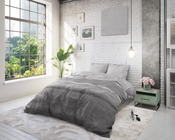 DBO ST ELG Stone Stripe Grey 240x220 - Afbeelding 2