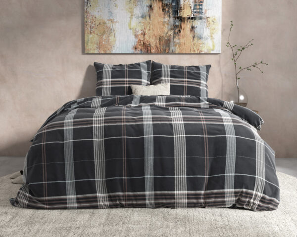DH Flanel Bruce Taupe 240 x 220 - Afbeelding 5
