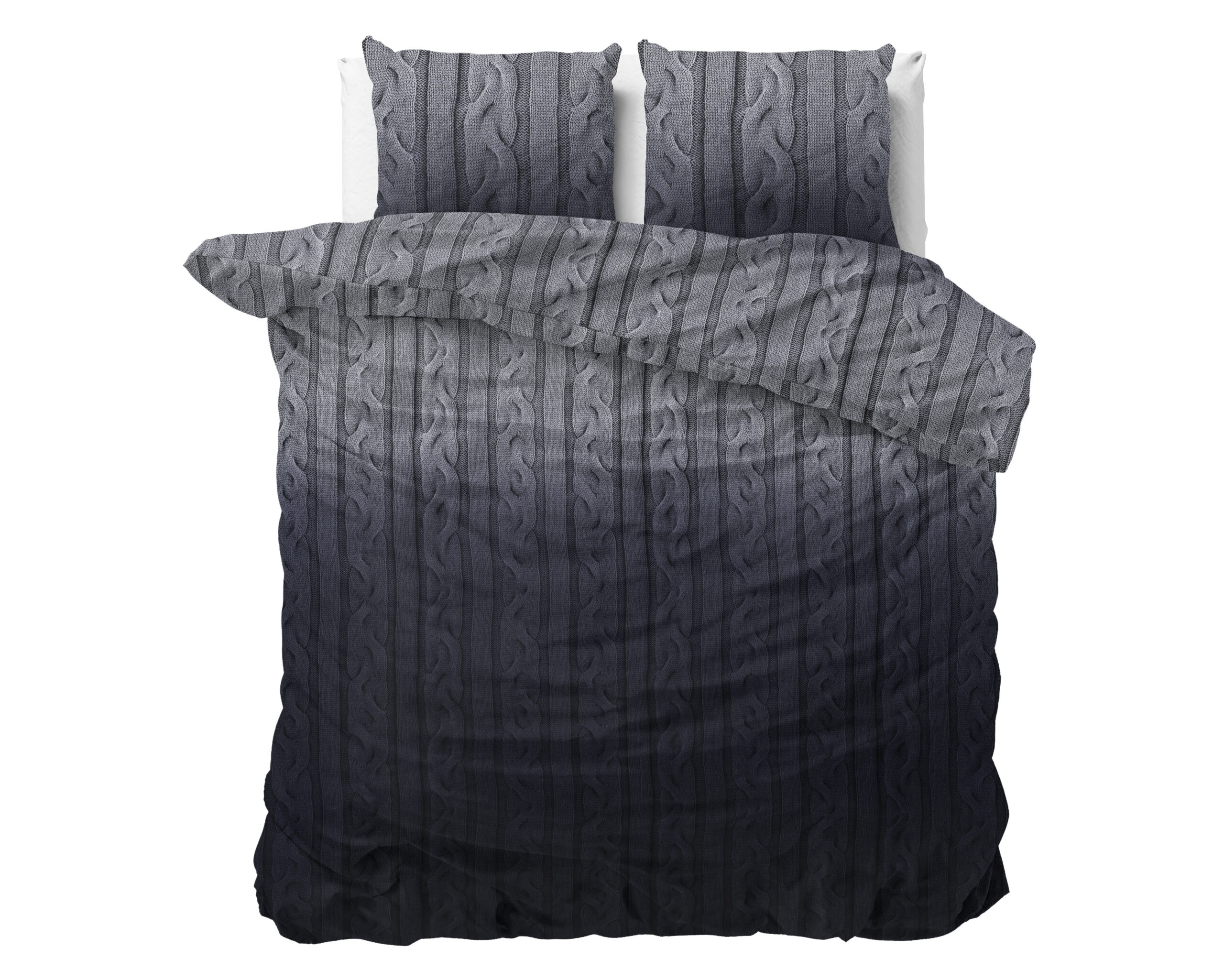 DH Flanel Dante Antraciet 200 x 220