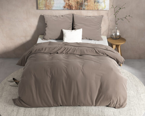 DH Flanel Mendez Taupe 140 x 200/220 - Afbeelding 2