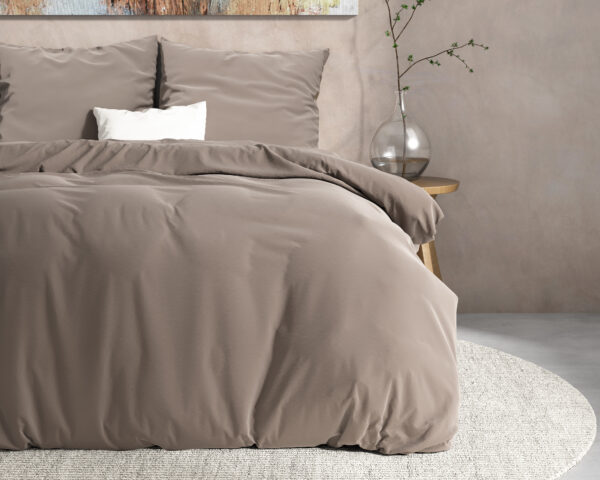 DH Flanel Mendez Taupe 140 x 200/220 - Afbeelding 3