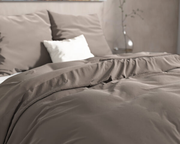 DH Flanel Mendez Taupe 140 x 200/220 - Afbeelding 4