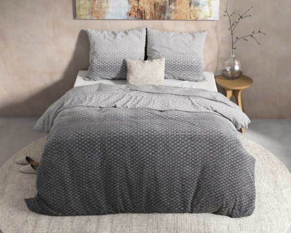 DH Flanel Tamar Grey 140 x 220 - Afbeelding 2