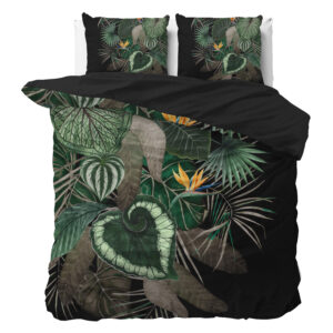 Dark leaves Groen 200 x 200/220