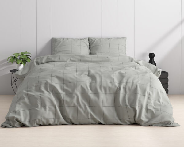 Deep check Grey 140 x 220 - Afbeelding 5