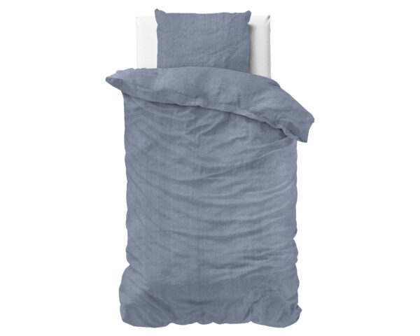 Denim Stone Washed Blauw 140 x 220