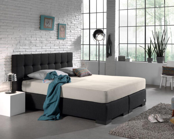 Dubbel Jersey 220 gr. Hoeslaken Creme 140 x 200/220 - Afbeelding 2