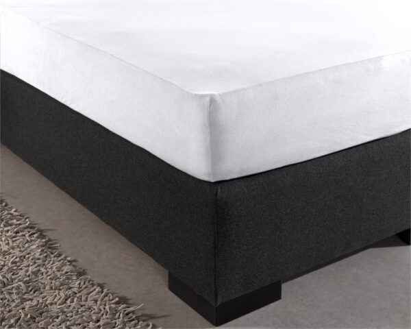 Dubbel Jersey 220 gr. Hoeslaken Wit 140 x 200/220 - Afbeelding 4