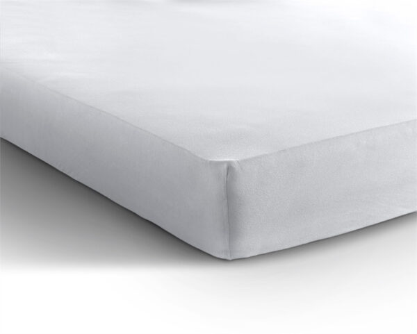 Dubbel Jersey 220 gr. Hoeslaken Wit 140 x 200/220 - Afbeelding 5