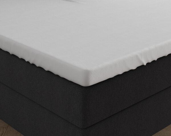 Dubbel Jersey 220 gr. Splittopper Hoeslaken Wit 160 x 200/220 - Afbeelding 5