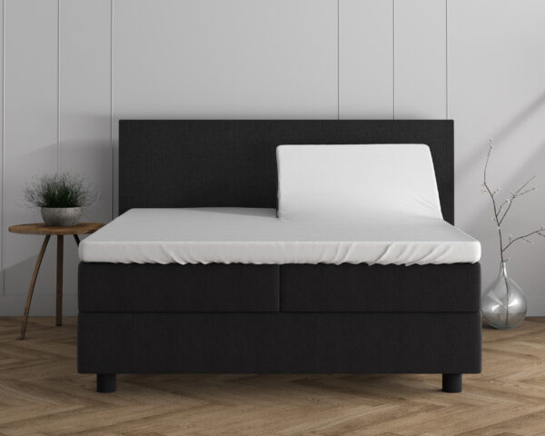 Dubbel Jersey 220 gr. Splittopper Hoeslaken Wit 180 x 200/220 - Afbeelding 2