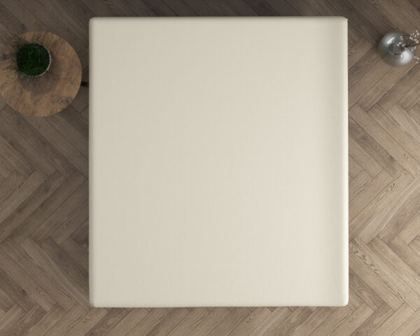 Dubbel Jersey 220 gr. Topper Hoeslaken Creme 140 x 200/220 - Afbeelding 3