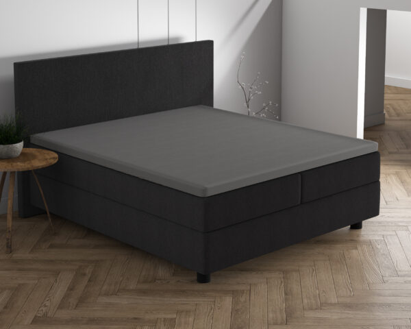 Dubbel Jersey 220 gr. Topper Hoeslaken Grijs 160/180 x 200/220 - Afbeelding 2