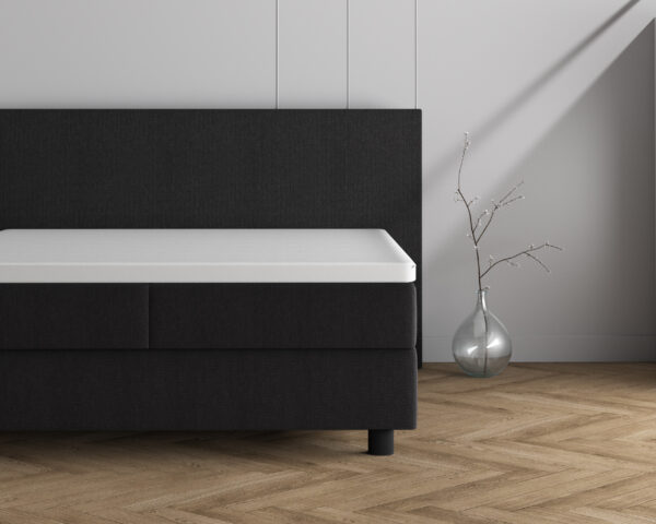 Dubbel Jersey 220 gr. Topper Hoeslaken Wit 80/90 X 200/220 - Afbeelding 2