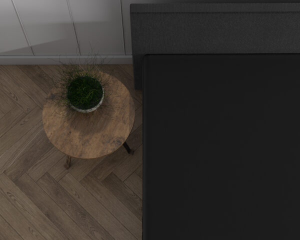 Dubbel Jersey 220 gr. Topper Hoeslaken Zwart 140 x 200/220 - Afbeelding 5