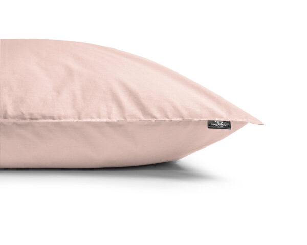 Egyptisch Katoen Uni Dekbedovertrek Roze 140 x 200/260 - Afbeelding 3