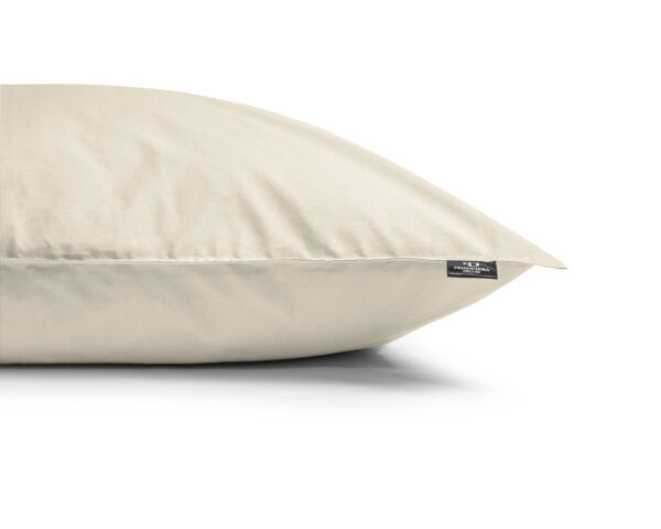 Egyptisch Katoen Uni Dekbedovertrek Zand 140 x 200/260 - Afbeelding 4