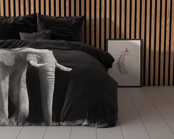 Elephant Zwart 240 x 200/220 - Afbeelding 3