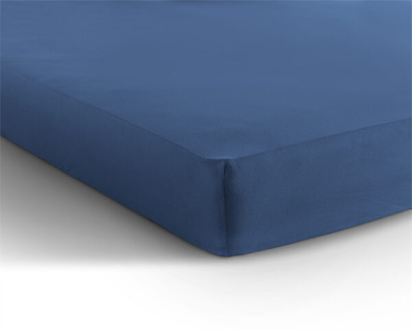 Enkel Jersey 135 gr. Hoeslaken Blauw 140 x 200 - Afbeelding 5