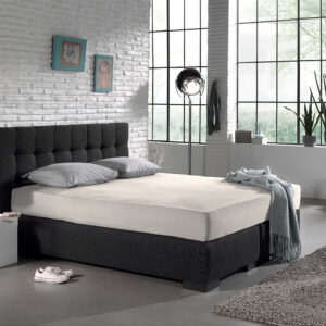 Enkel Jersey 135 gr. Hoeslaken Creme 140 x 200