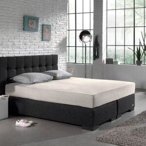 Enkel Jersey 135 gr. Hoeslaken Creme 80/100 x 200