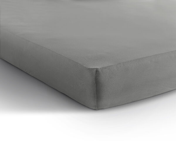 Enkel Jersey 135 gr. Hoeslaken Grijs 80/100 x 200 - Afbeelding 5