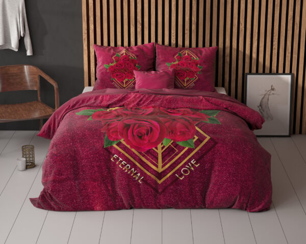 Eternal love Rood 240 x 200/220 - Afbeelding 2