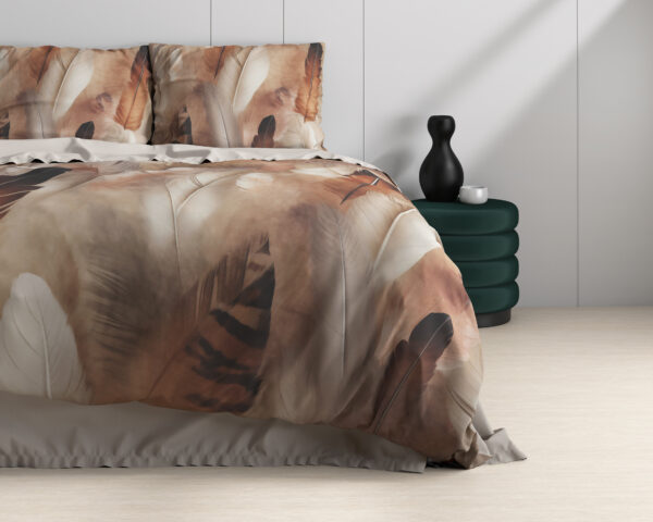 Feathura Taupe 240 x 200/220 - Afbeelding 2