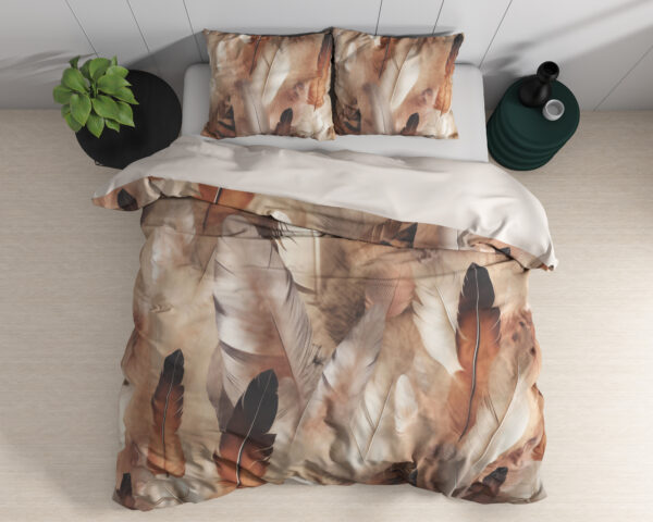 Feathura Taupe 240 x 200/220 - Afbeelding 3