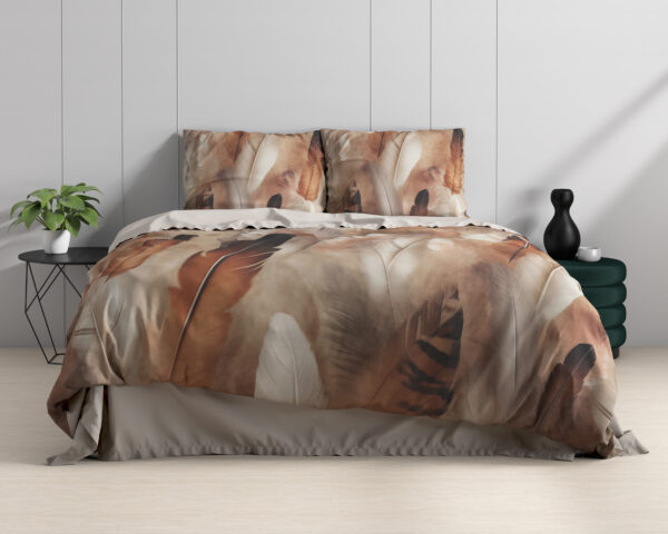 Feathura Taupe 240 x 200/220 - Afbeelding 5
