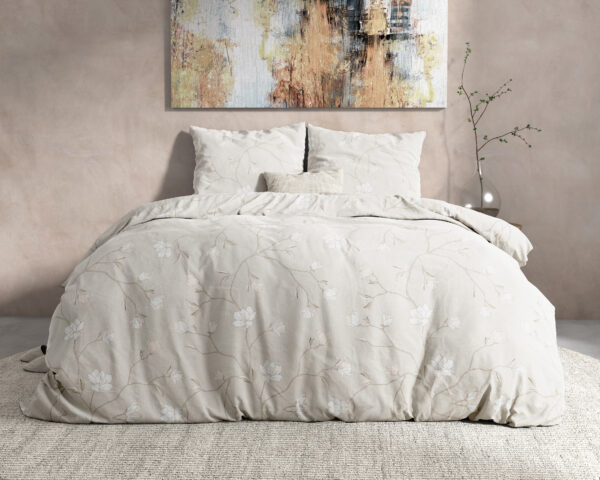 Flanel Caitlyn Sand 240 x 220 - Afbeelding 5