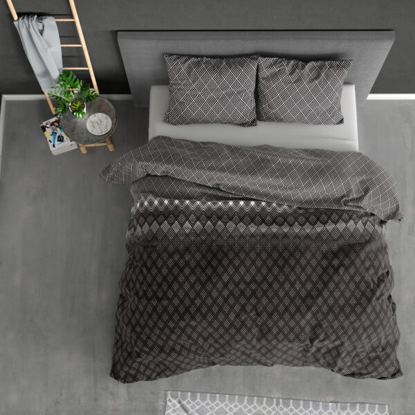 Flanel Cheng Antraciet 240 x 200/220 - Afbeelding 3