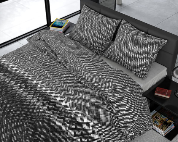 Flanel Cheng Antraciet 240 x 200/220 - Afbeelding 4