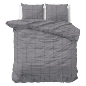 Flanel Deep check Grijs 240 x 200/220
