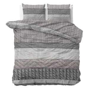 Flanel Elin Taupe 200 x 220