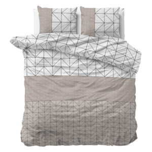 Flanel Gino Taupe 200 x 200/220