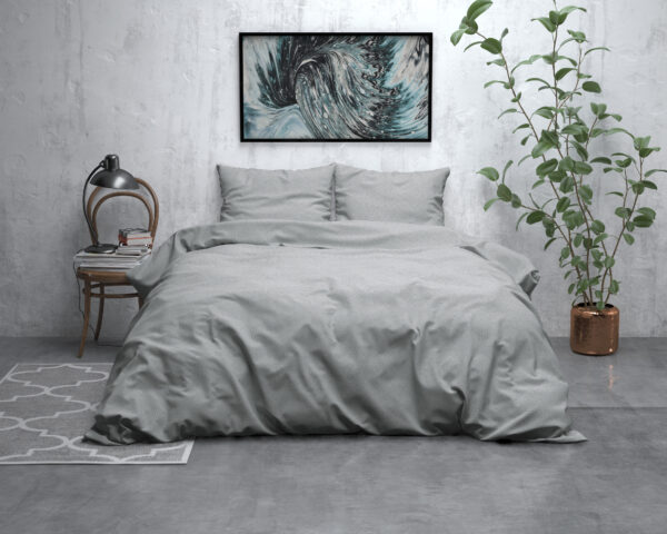 Flanel Jason Grijs 240 x 200/220 - Afbeelding 5