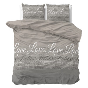 Flanel Love and Relax Taupe 200 x 200/220